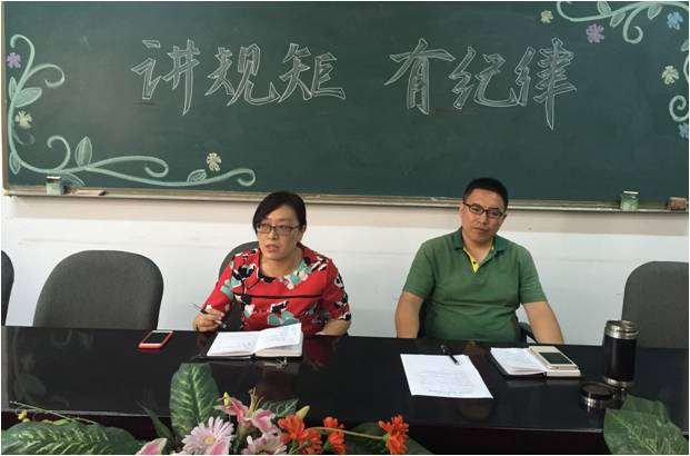 支部书记王祎玲主持会议